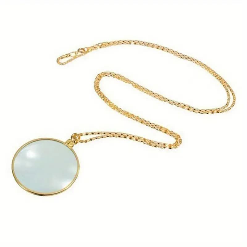 Monokel Deluxe mit Kette – Krimidinner