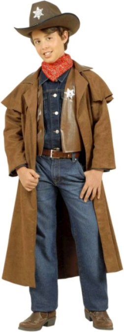 Cowboy Mantel Knaben – Western Kinderkostüm