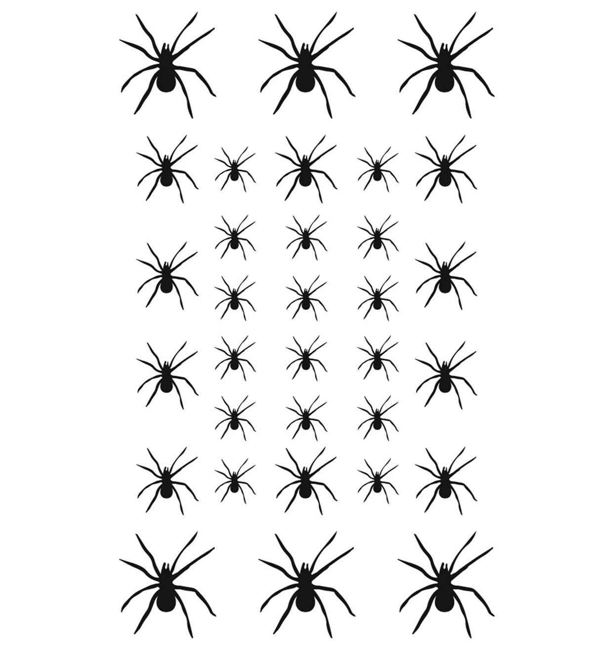 Spinnen Tattoos – 32 Stück Klebetattoos
