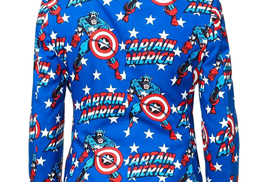 Captain America Anzug mit Krawatte