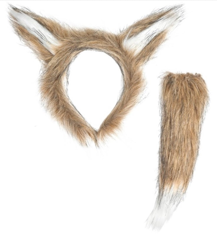 Wolf Set & Katzen Set – Ohren mit Schwanz