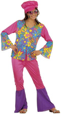 Flower Power Kostüm – Mütze, Oberteil & Hose