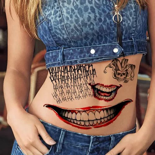 Joker & Harley Quinn Tattoo Set