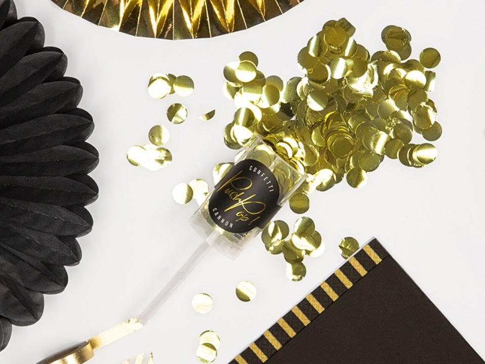 Konfetti Pusher für Silvester & Jubiläum