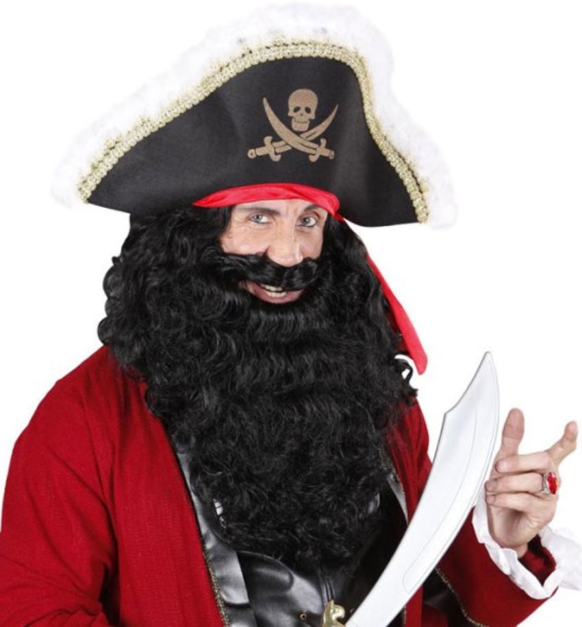 Charakter Bart mit Elastikband – St. Niklaus Bart, Schmutzli Bart