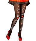 La Catrina Strumpfhose mit Skelett-Knochen