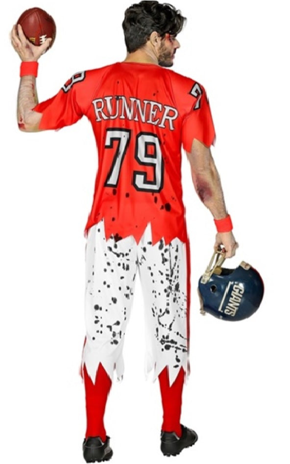 Zombie Footballer Kostüm Halloween