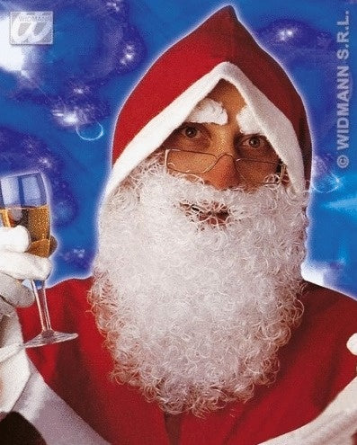 Samichlaus Bart mit Augenbrauen