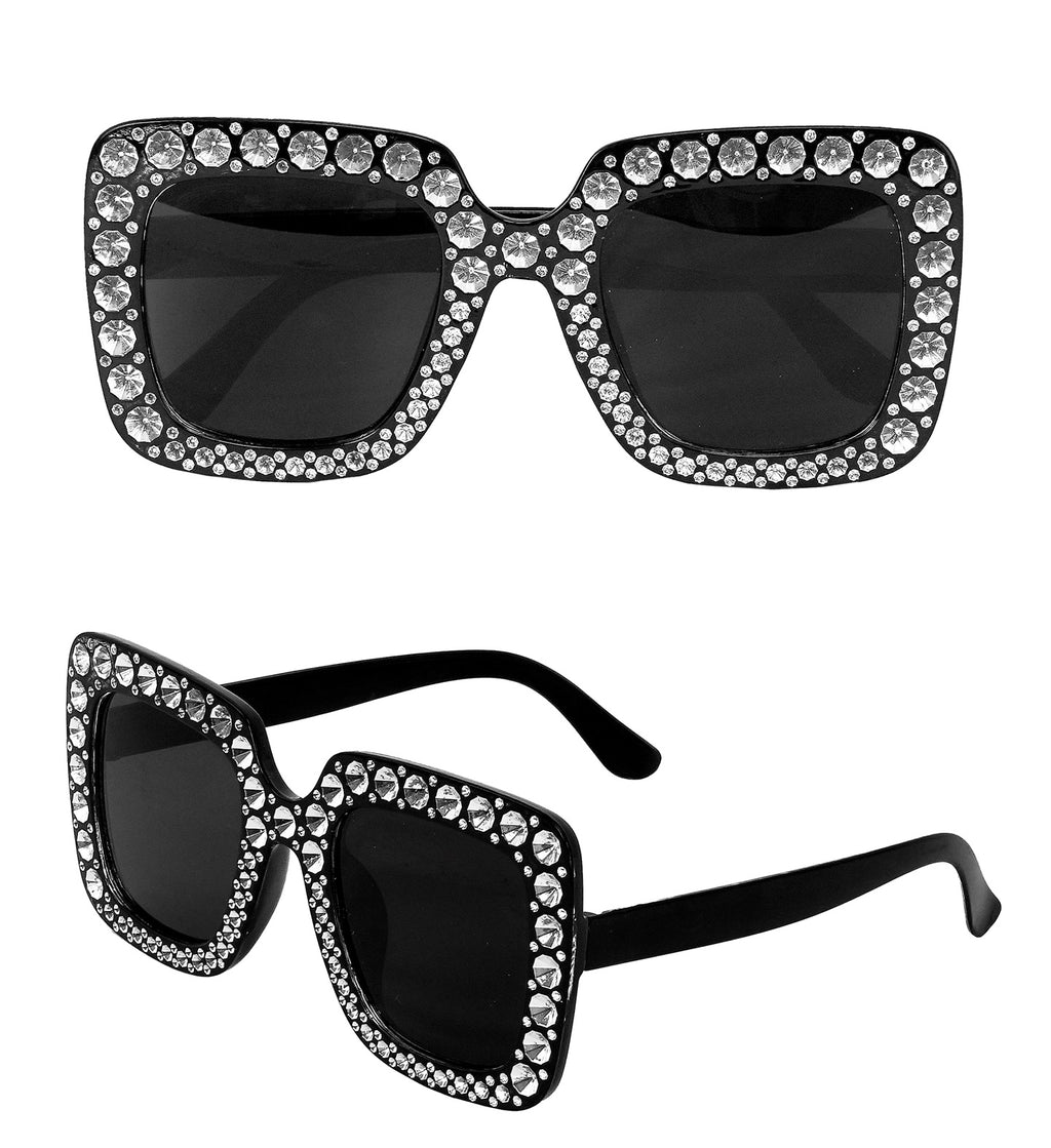 Strass Brille – Glamour Partybrille