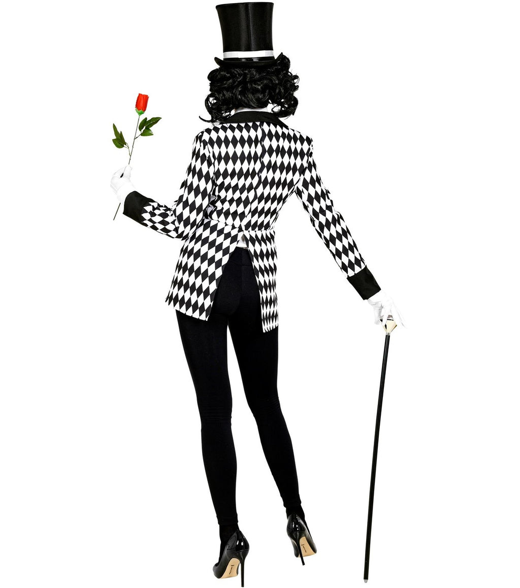 Pantomime Frack für Damen – Pierrot Harlekin