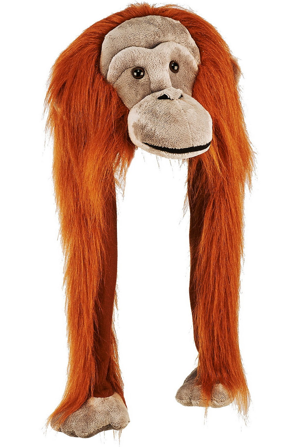 Orang-Utan Mütze aus Plüsch