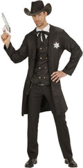 Sheriff Mantel mit Weste – Western Jacke