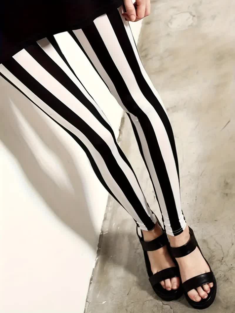 Leggings gestreift – Pantomime & Sträfling