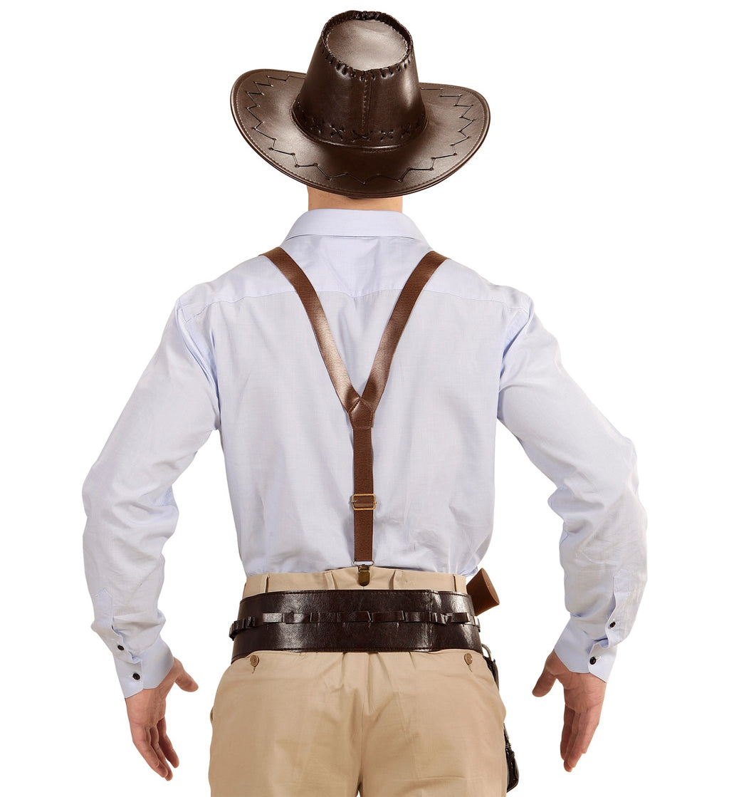 Hosenträger in Lederoptik für Oktoberfest