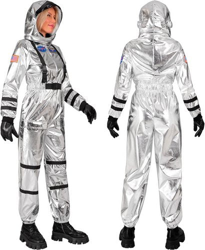 Metallischer Space Astronaut - Damenkostüm