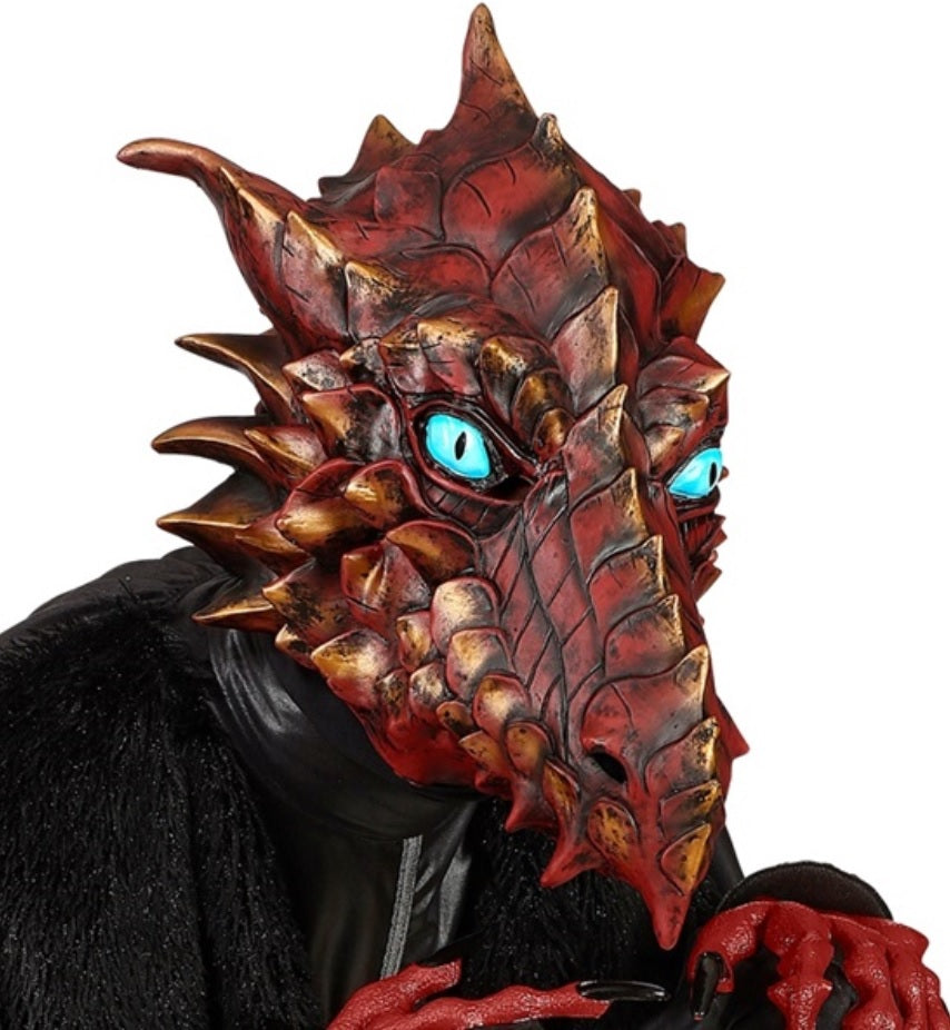 Drachenmaske aus Latex