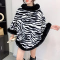 Zebra Poncho Safari