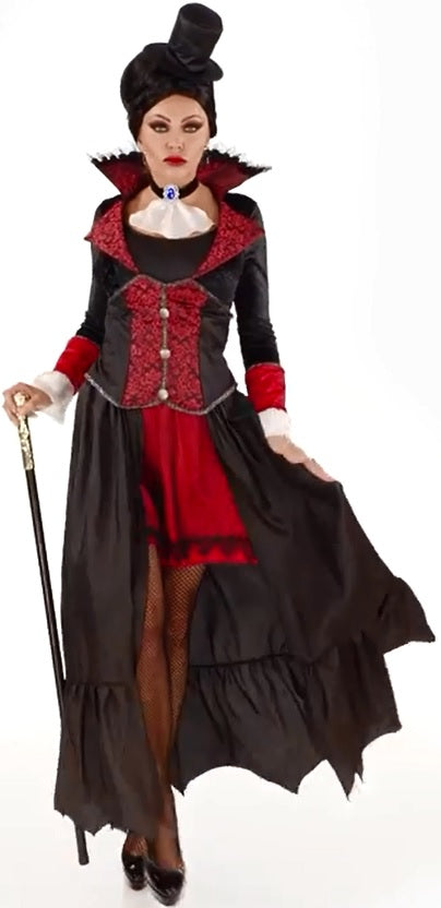 Bloody Queen Vampir Kostüm für Damen