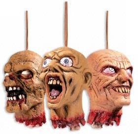 Horrorkopf zum Aufhängen – gruselige Halloween Dekoration
