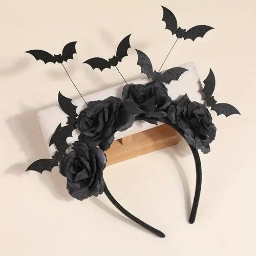 Fledermaus Haarreif – Vampir Haarschmuck