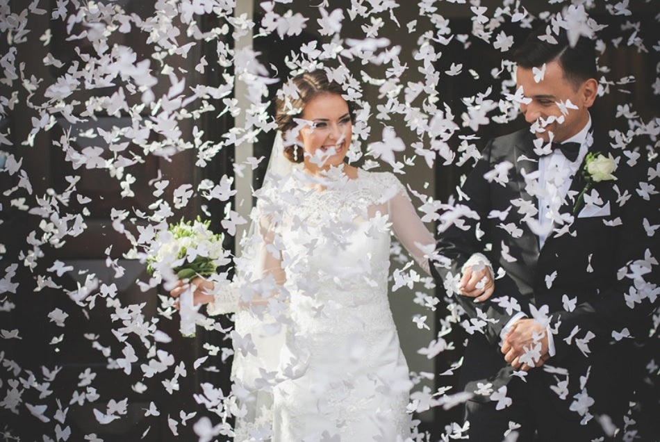 Hochzeit Konfettikanone – Schmetterlinge