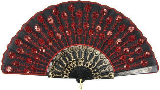 Fächer Spanierin Flamenco