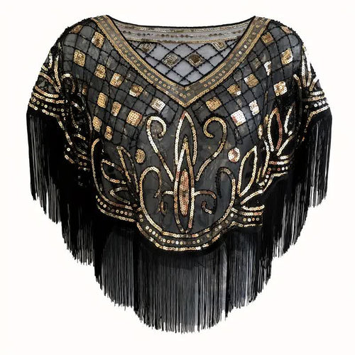 20er Jahre Cape – Vintage Poncho Gatsby