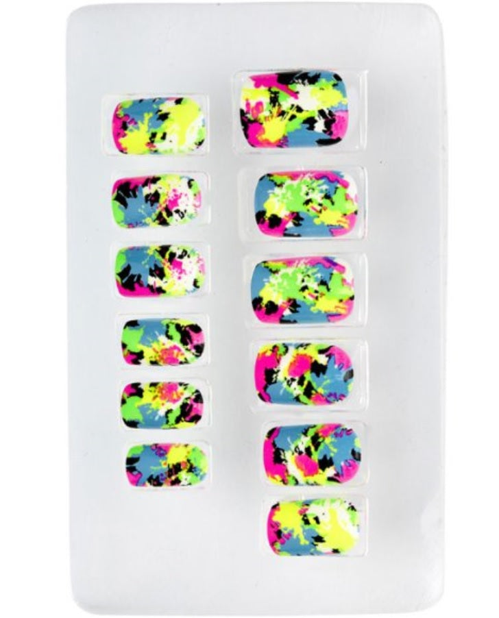 80er Jahre Fingernägel – Party Nails