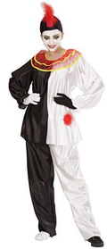 Pierrot Kostüm für Erwachsene – Pantomime Clown