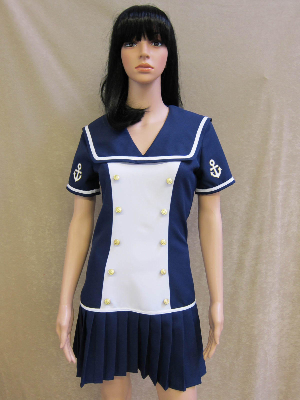 Matrosin Kostüm mit Mütze – Sailor
