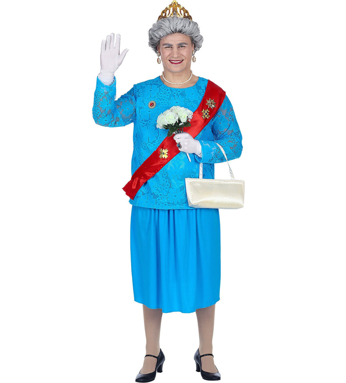 Queen Elisabeth Kostüm für Herren – lustig
