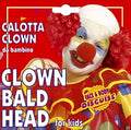 Clown Glatze mit Haaren für Kinder