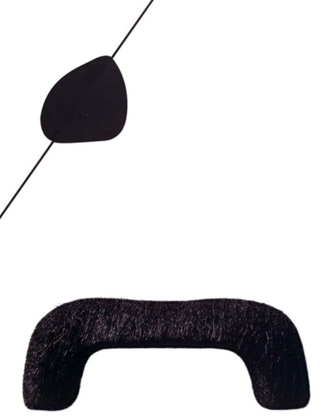 Schnauz mit Augenklappe – Piraten Set