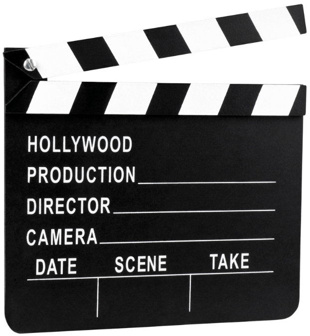 Filmklappe – Hollywood Regisseur