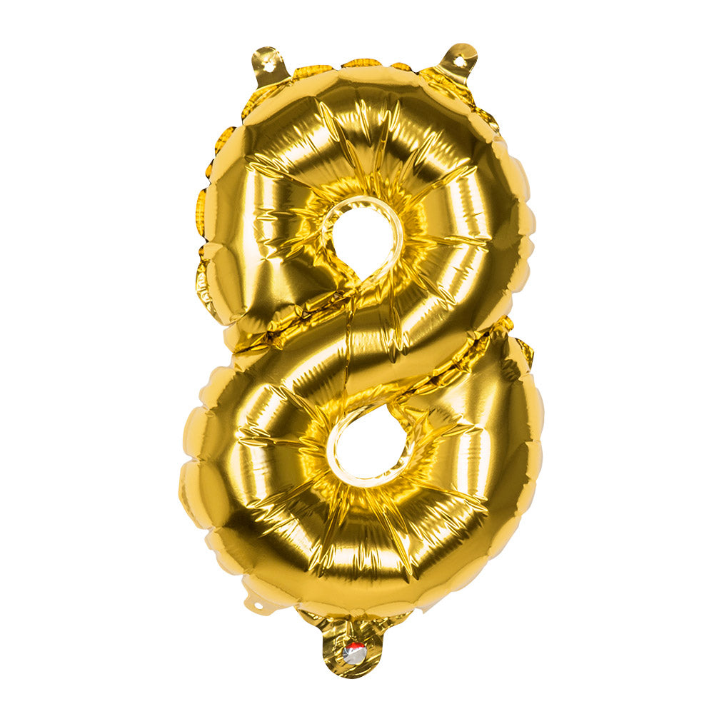 Folienballon Zahl 8 – Geburtstag Deko