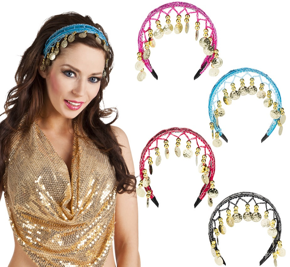 Orientalischer Kopfschmuck mit Münzen