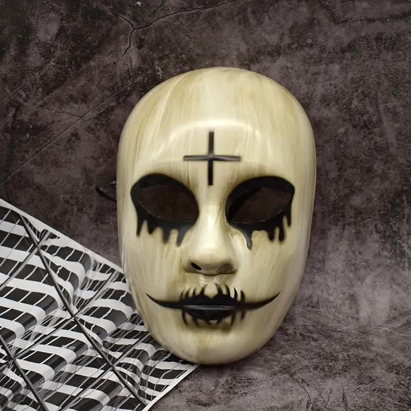 The Purge Maske mit Kreuz