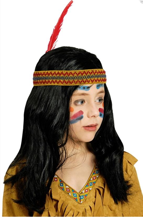 Indianer Perücke für Kinder – Winnetou