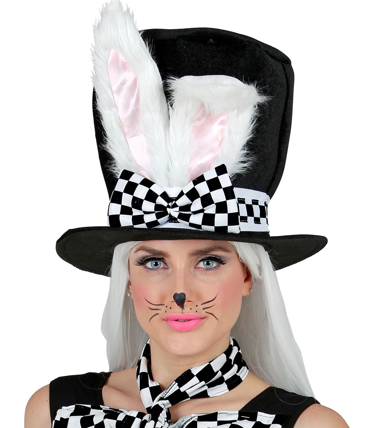 Samt Zylinder mit Hasenohren – Alice im Wunderland