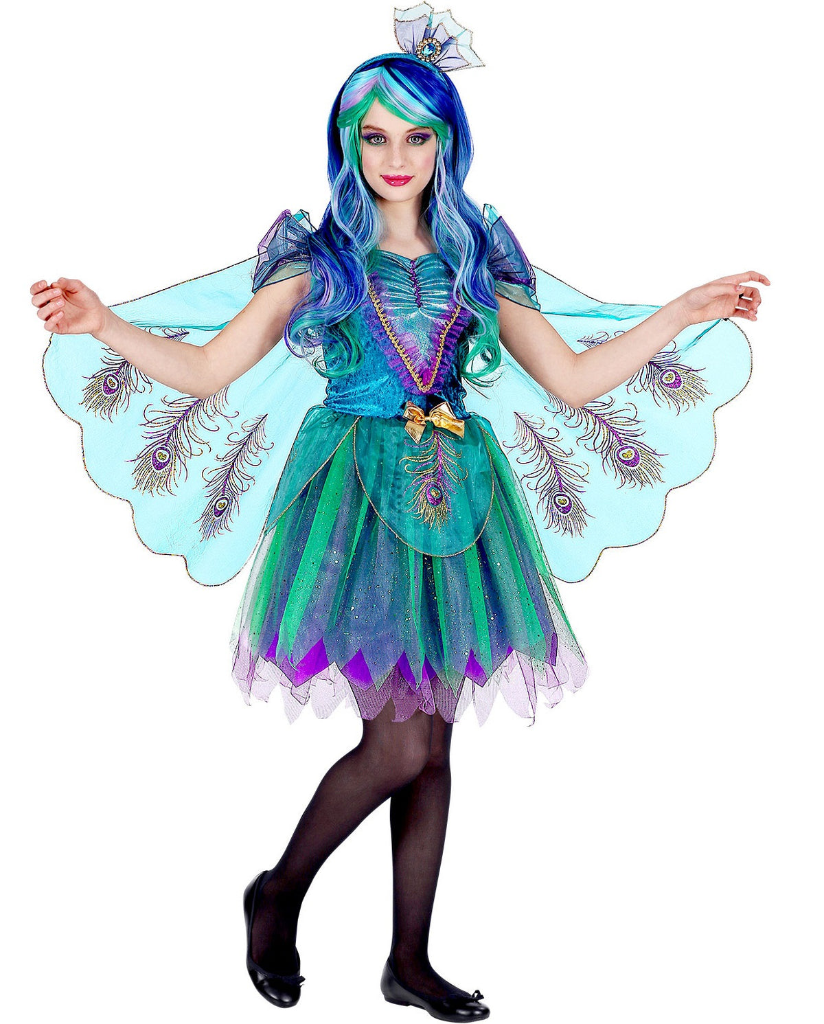 Pfauen Kostüm – Fantasy Fee & Prinzessin