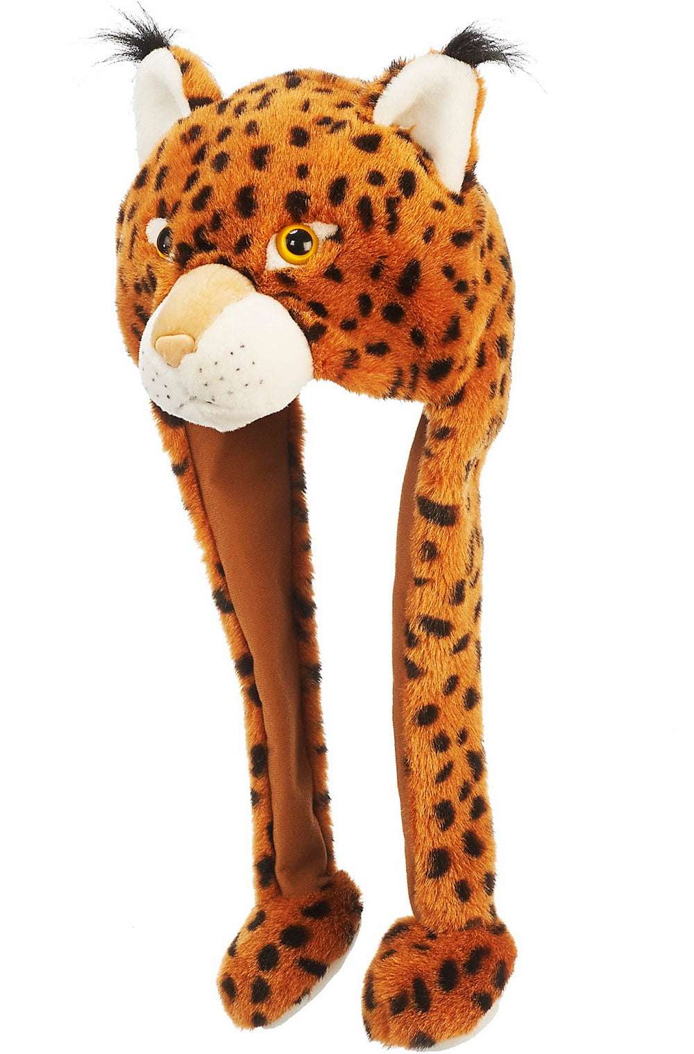 Luchs Mütze – Plüsch Tiermütze