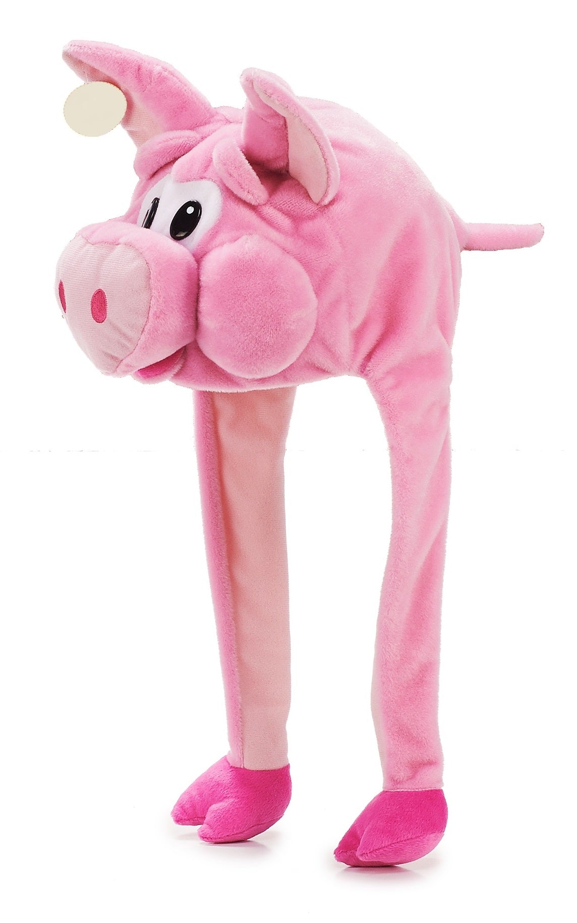 Schweine Mütze – Plüsch Tiermütze