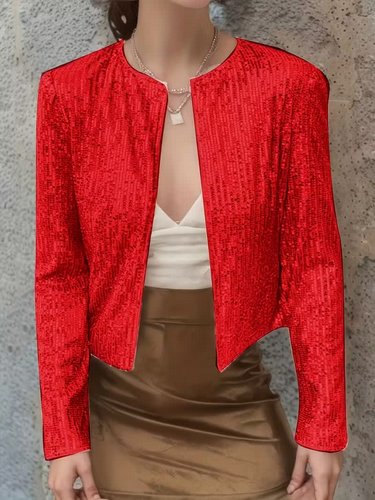Pailletten Jäckchen – Glitzer Jacke