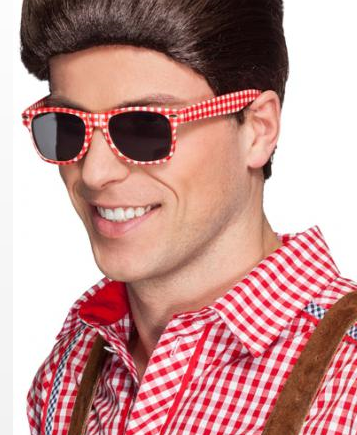 Oktoberfest Brille Gabalier – Karo Partybrille