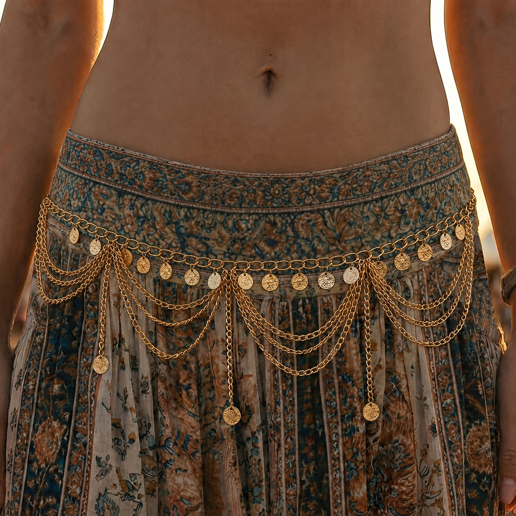 Hüftkette Bohemian – Bauchkette