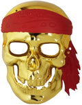 Totenkopf-Maske mit Stirnband – Piratenmaske