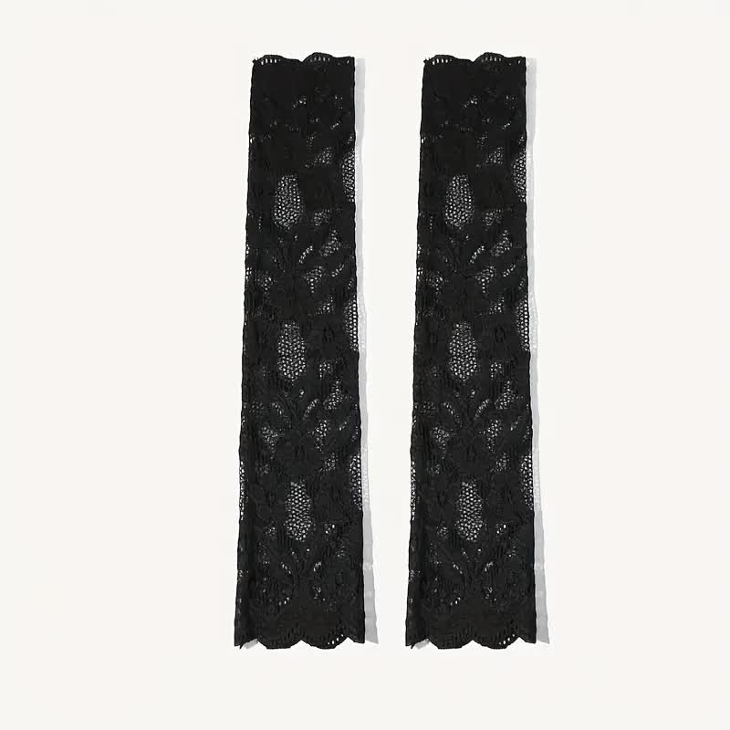 Spitzen Ärmlinge – fingerlose Handschuhe