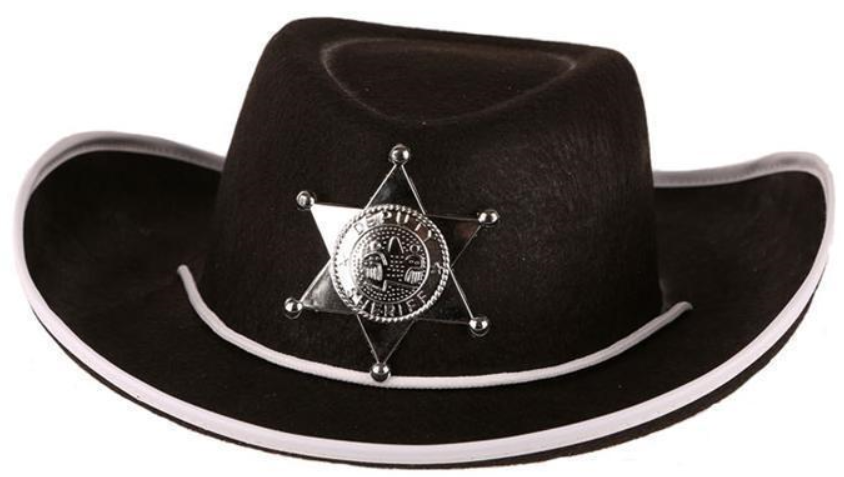 Sheriff Hut mit Stern