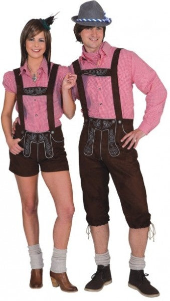 Lederhose Damen – Imitat Trachtenhose