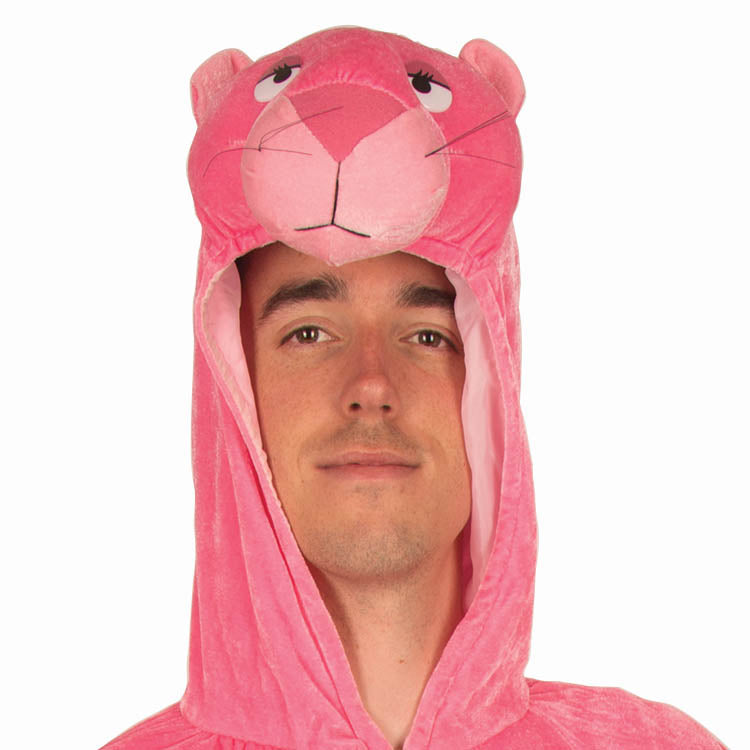 Pink Panther Kostüm mit Reissverschluss